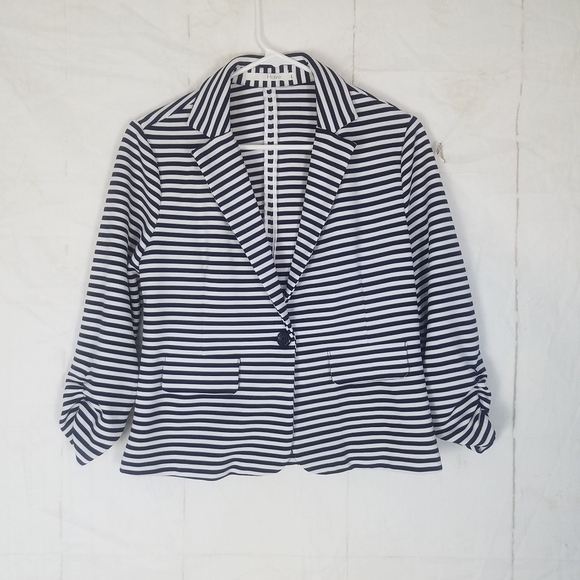 Have black and white striped Blazer - Picture 3 of 6
